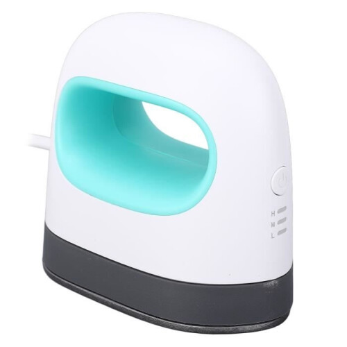 SURENHAP Mini pressa a caldo portatile bianca a 3 temperature per trasferimento di calore