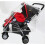 SG00034 - Parapioggia universale per passeggini doppi, impermeabile e antivento, trasparente 3