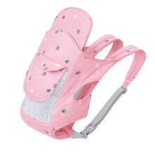 Marsupio porta-bebè SURENHAP, cinghie spesse, rulli anteriori/posteriori, potenza bilanciata, previene i pizzicamenti, rosa