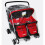 SG00034 - Parapioggia universale per passeggini doppi, impermeabile e antivento, trasparente 1