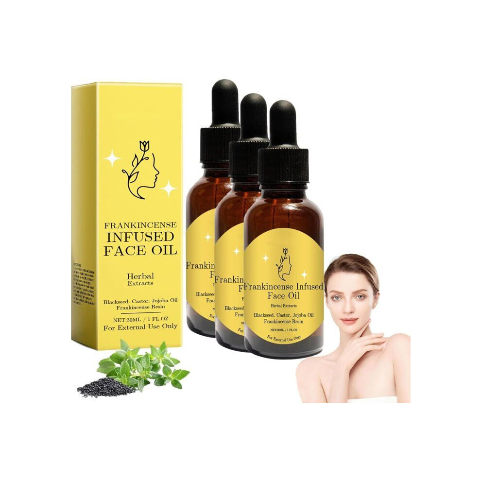 Olio Per Il Viso Arricchito Con Resina Di Incenso, Olio Per La Pelle Di Incenso, Olio Essenziale Di Incenso, Olio Di Ricino E Olio Di Semi Di Jojoba