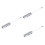 3pcs Ethernet LAN Network Converter Data Hub with Ethernet Adapter USB 3.0 Hub White 1