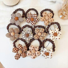 10 Hairless Hair Bands for Girls, Brown Hair Bands for Girls, Hair Bands for Girls - Hair Accessories