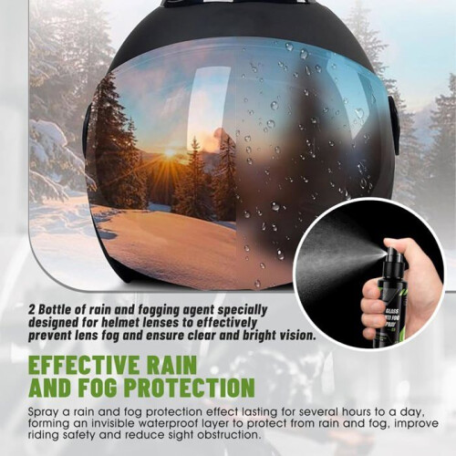 Parabrezza antiappannamento per casco da moto, parabrezza impermeabile e vetro antiappannamento. 2