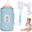 Scaldabiberon USB, scaldabiberon portatile con display LCD, temperature regolabili, 5 temperature regolabili 1