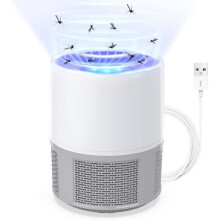Lampada antizanzare, repellente elettrico per zanzare per uso interno, trappola elettrica per zanzare USB, repellente silenzioso per mosche