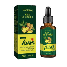 Soluzione nutriente allo zenzero per capelli - Olio di zenzero rigenerante per la caduta dei capelli, sieri per la crescita dei capelli