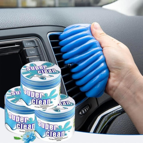 Confezione da 3 gel detergente per interni auto, detergente per tastiera computer