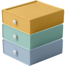 Scatole portaoggetti impilabili per scrivania, organizer per scrivania con cassetti, cassettiera per scrivania, toletta, ufficio
