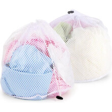 Confezione da 2 sacchetti per il bucato per la lavatrice, 30 x 40 cm, con coulisse, riutilizzabili