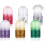 Set di 6 gel glitterati per il corpo, argento, oro, bianco e viola, per viso, capelli e labbra 1