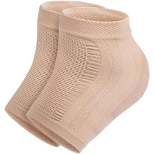 Calzini idratanti, calzini con tallone in gel, calzini con tallone in gel, calzini aperti per pelle secca