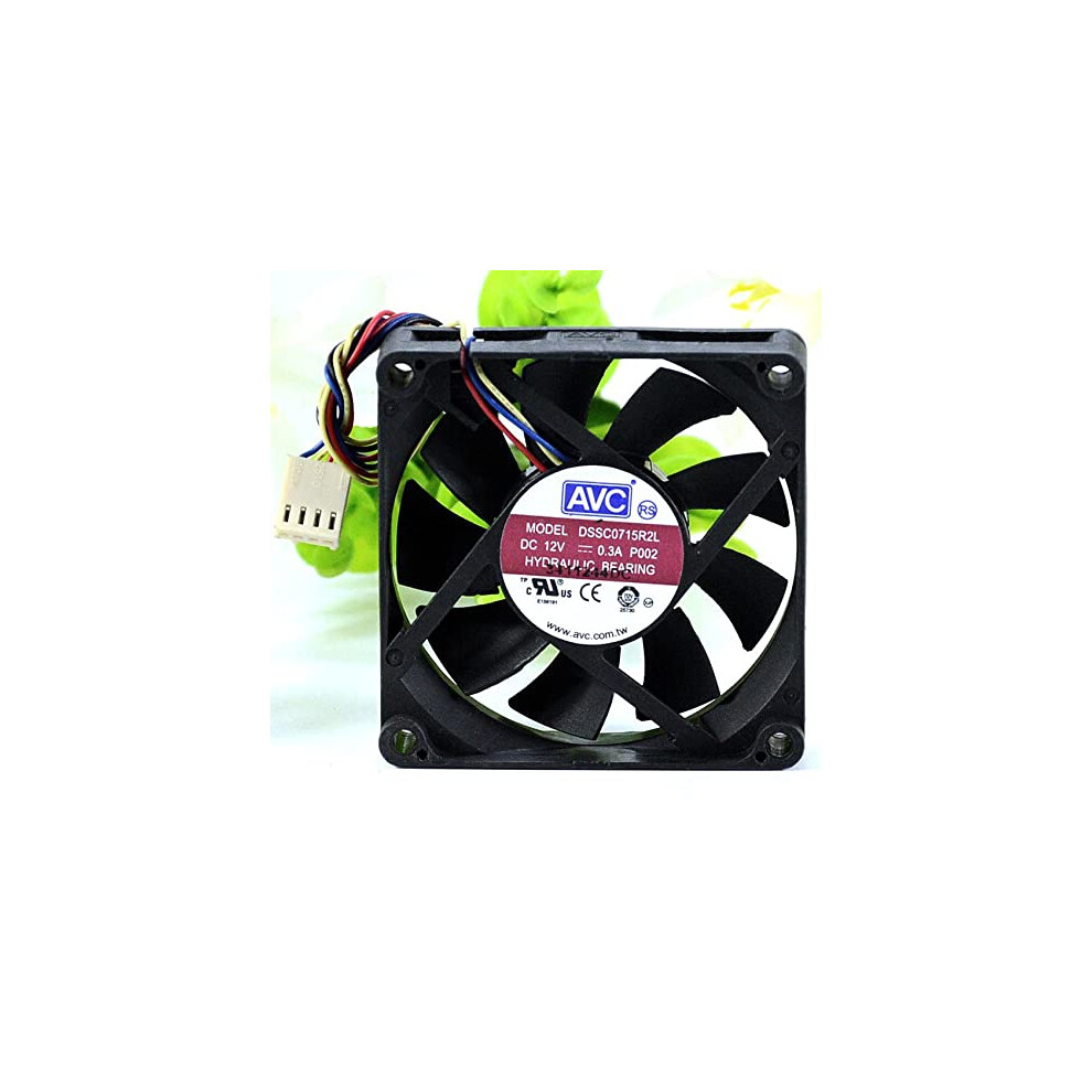 Original Dssc0715r2l 7015 12V 0.3A 7Cm Mute 4Pin Pwm Computer C Cooling Fan 820064718150
