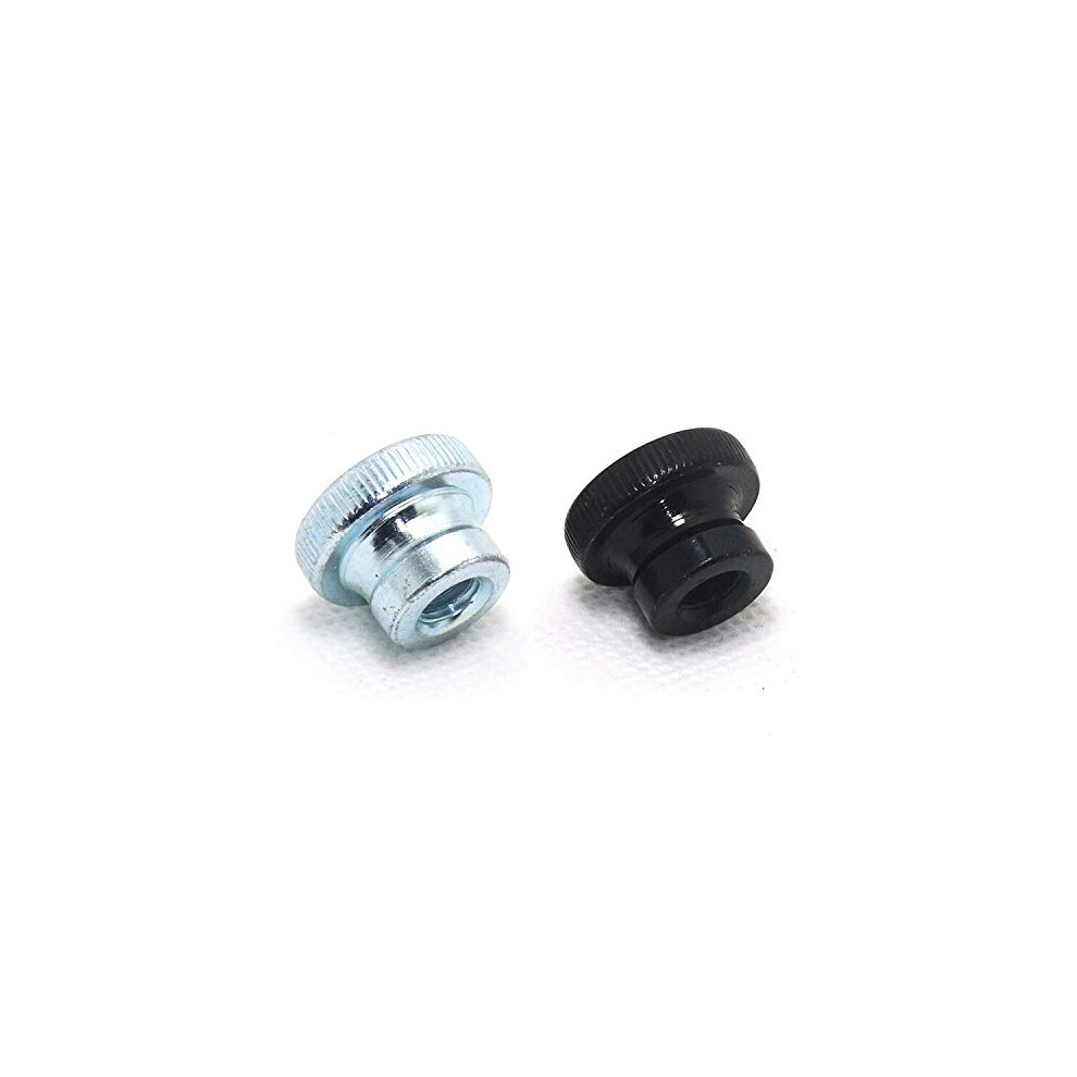 Nutw31810 M3 M4 M5 M6 M8 M10 Gb806 Galvanized Knurled Nuts Hand Nuts Head Knurled Thumb Nuts Tighten Nuts (Size: M3/ Type: Black) 820064718396