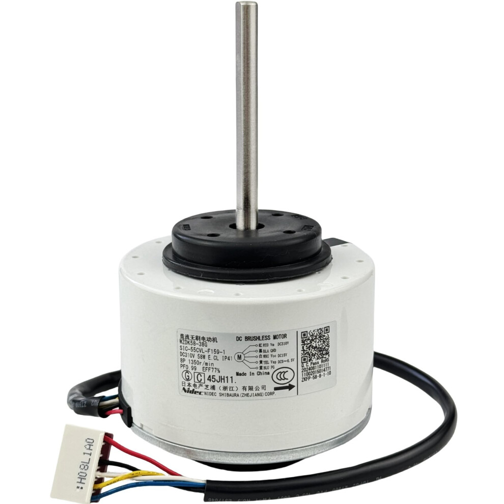 Air Conditioning Motor Wzdk58-38G Sic-55Cvl-F159-1 Dc Brushless Motor, 310V 58W 1350R/Min 940534619807