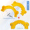 1/2/3 Pcs Multipurpose Drill Sharpener Bit Grinding Tool Powered Sharpener Polishing Grinding Tool Applicable Angle Grinder (Yellow2Pcs) 3