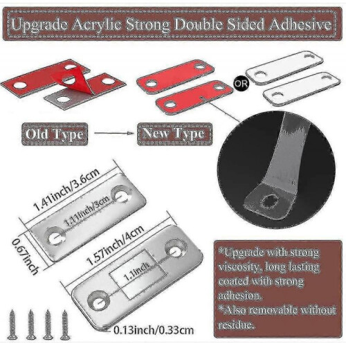 Magnetic Lock Slim for Sliding Door Drawer Magnetic Wardrobe (10 Pack) High Quality 1