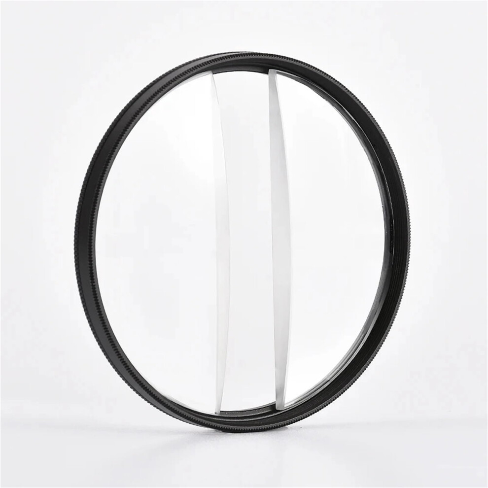 77Mm Dual Blur Effect Camera Filter Slr Special Effect Filter With Dual Half Moon Variable Prism Lens 82Mm Compatibility(With 55Mm Adpater) 820064718617