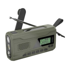 DAB/FM Bluetooth Radio Emergency Radio Built in 4500Mah Battery Portable Solar Hand Crank Radio Rece