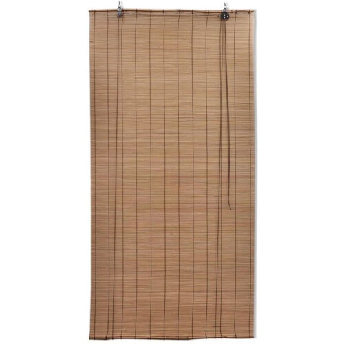 Tenda a rullo in bambù marrone dimensioni 140 x 160 cm VHV 1