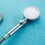 Soffione doccia anticalcare e a risparmio idrico VHV a 4 getti 2