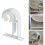 Set di 4 supporti da parete in alluminio per aste per tende da 26-32 mm VHV 1