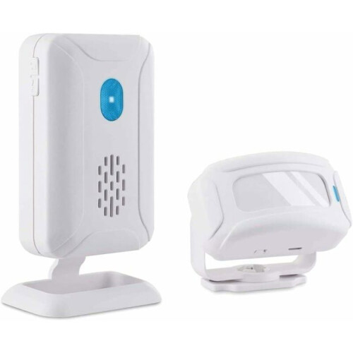 Rilevatore di passaggio a infrarossi wireless 32 melodie per casa e hotel con trasmettitore e ricevitore VHT