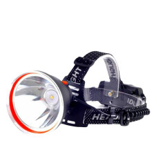 Headlamp Strong Light Rechargeable Head-Mounted Flashlight Night Fishing LED Miner's Lamp Headlamp(Black)