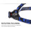 LED Strong Light Long-Range Headlight Rotary Focusing Direct Charging and Charging Portable Light (Blue) 6