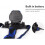LED Strong Light Long-Range Headlight Rotary Focusing Direct Charging and Charging Portable Light (Blue) 5