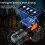 Rechargeable Headlamp, Motion Sensor, 5 Lighting Modes. IPX7 Waterproof, 90 Adjustable & zoomable(Black) 7