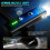 Bike Light Set USB Rechargeable Bicycle Front Headlight and Back Taillight 4 Light Modes(Black) 3
