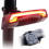 Smart Bike Tail Light with Turn Signals and Automatic Brake Light Wireless Remote Control Light(Black) 1