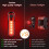 Ultra Bright USB Rechargeable Bike Light Set, Powerful Bicycle Front Headlight and Back Taillight(Black) 3