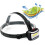 1 Pack 600 Lumen LED Headlamp Mini Headlights 3W Flashlight Headlight Popular (Black) 4