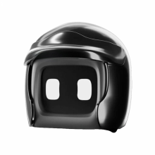 (Zwart) Robot auto dashboard ornament Sterke plastic ontwerpen Robot auto accessoires voor aanpassing van moderne voertuiginterieurs