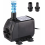 25W 1500L/u dompelpomp met 1,5 m netsnoer en 2 sproeiers 1