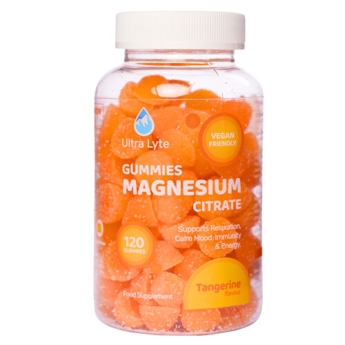 Ultra Lyte Magnesium Gummies Tangerine - 120 Count