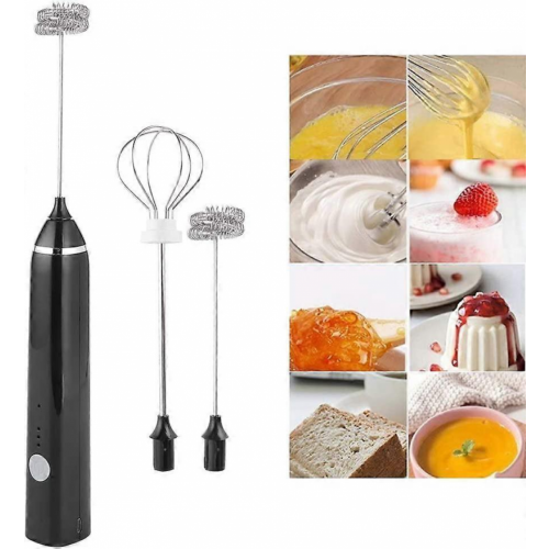 Elektrische mixer mini, elektrische garde melkopschuimer USB oplaadbaar 1