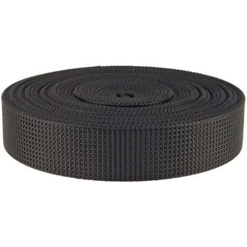 1 1/2 Inch Black Scuba or Duty Belt Webbing, 10 Yards 1