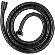 Tubo flessibile doccia universale 15 m in acciaio inox, antitorsione e anticorrosione G12 nero VHV
