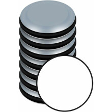 Scivoli per mobili 8 scivoli autoadesivi in PTFE e Teflon per pavimenti lisci e tappeti, rotondi 25 mm, vernice per pavimenti VHV