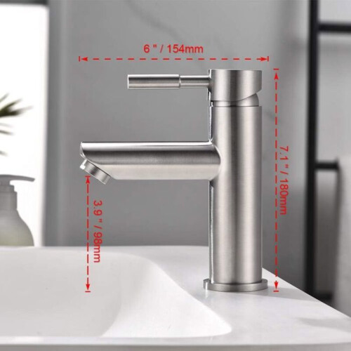 Miscelatore monocomando per bagno VHV in acciaio inox grigio 1