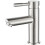 Miscelatore monocomando per bagno VHV in acciaio inox grigio 1