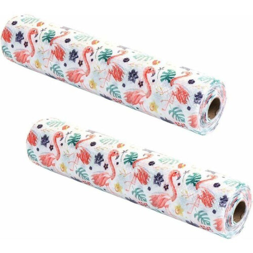 Set di 2 tappetini per cassetti impermeabili e antiscivolo, resistenti ad alta e bassa tensione.