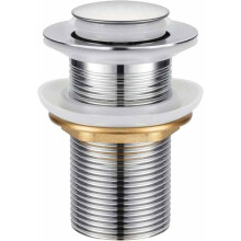 Tappo universale per lavello, tappo eccentrico senza troppo pieno, tappo di scarico automatico con tappo di scarico senza tirante, valvola VHV
