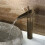 Miscelatore lavabo classico in ottone anticato con una leva, rubinetto acqua fredda VHV 4