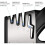 in 1 Affilacoltelli professionale Affilacoltelli manuale Affilacoltelli con base antiscivolo per VHV 3
