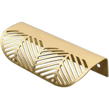 pezzi di maniglie invisibili per cassetti, anta di mobile in ottone color oro, mobili per mobili, maniglie incassate VHV