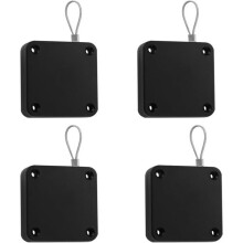 Set di 4 chiudiporta automatici silenziosi per porte in legno e metallo, Soft Closing VHV